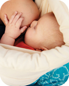 Baba sling breast feeding