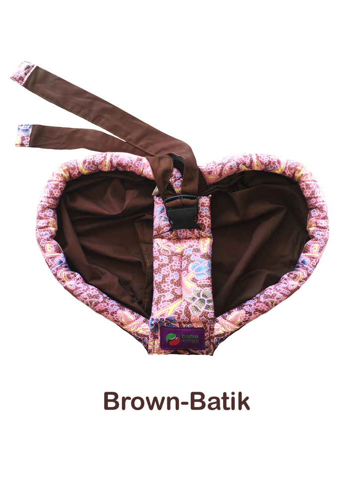 Baba Slings Brown Batik
