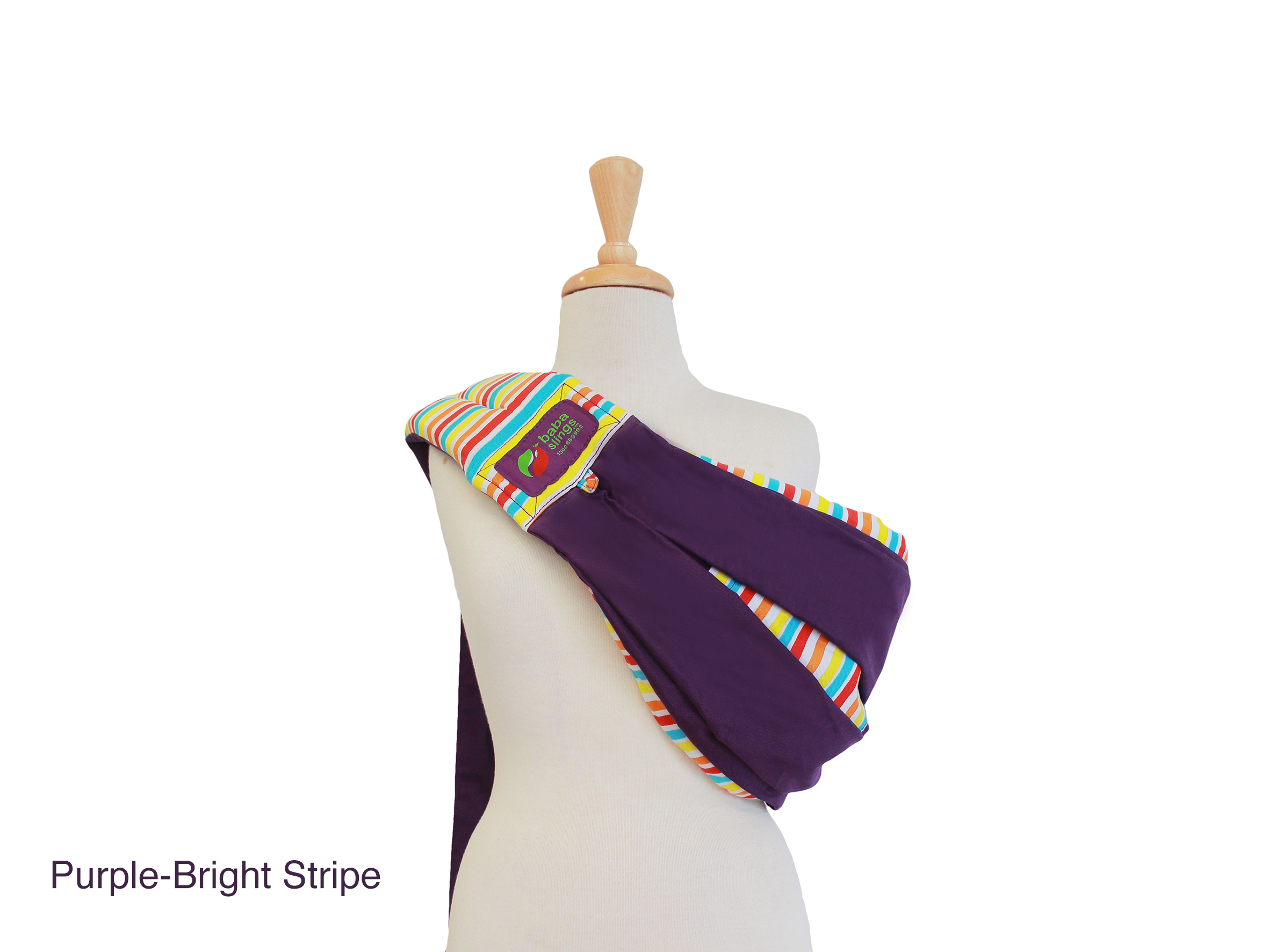 Purple Bright Stripe Baba Sling
