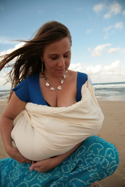 Breastfeeding in a Baba Sling