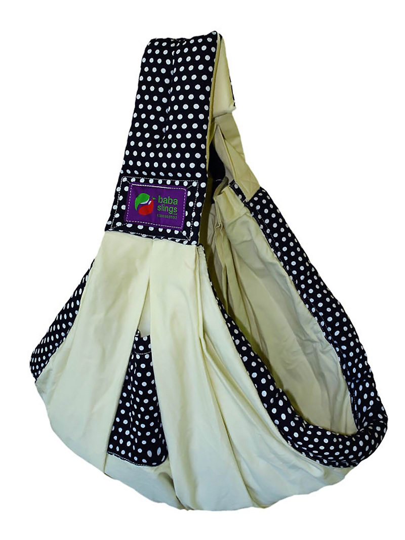 Cream/Black White Dots